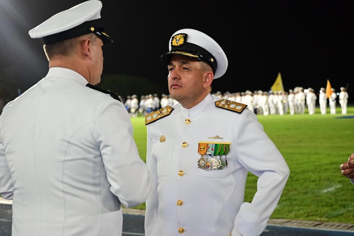 La Escuela Naval de Cadetes en Cartagena presentó a su nuevo director