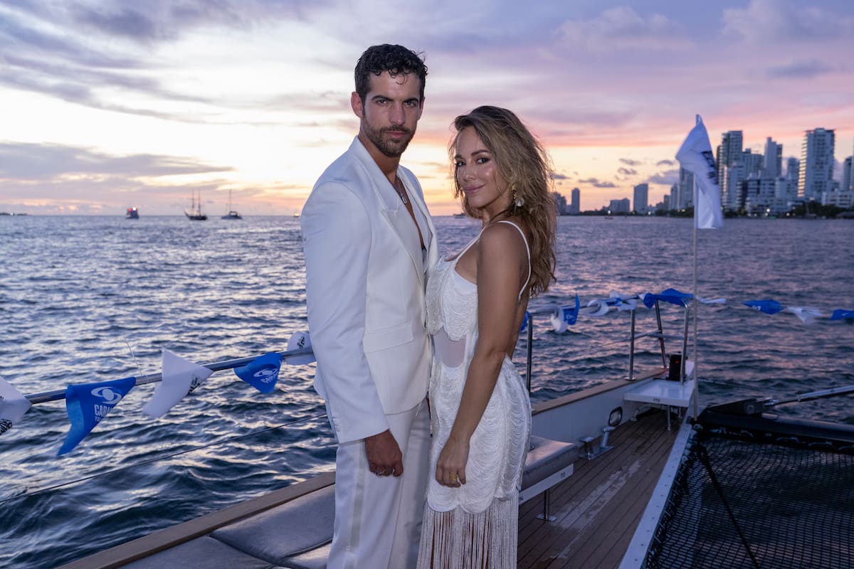 Cristian Gamero (Brian O'Connor) y María Elisa Camargo (Katherine Obregón). //Foto de cortesía.