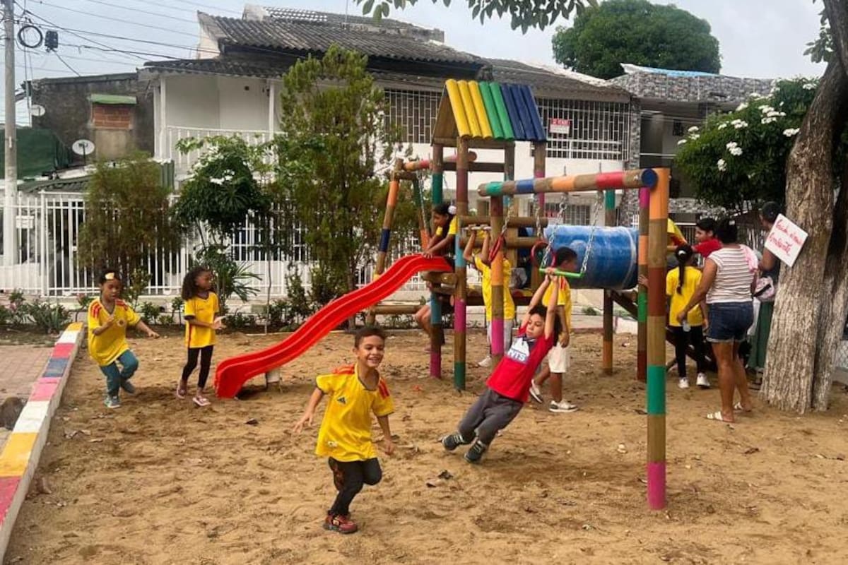 Nuevo espacio recreativo para niños y jóvenes en Nueva Granada