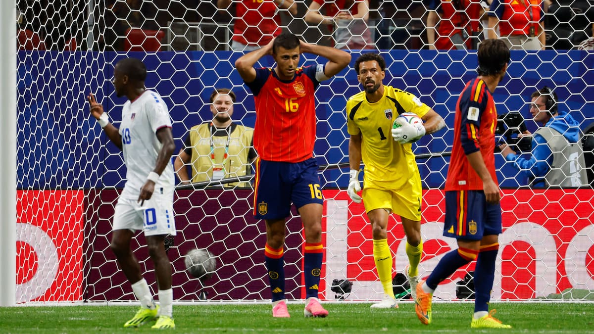 España no pudo contra Cabo Verde en su debut en el Mundial. //Foto, EFE: Lavandeira Jr