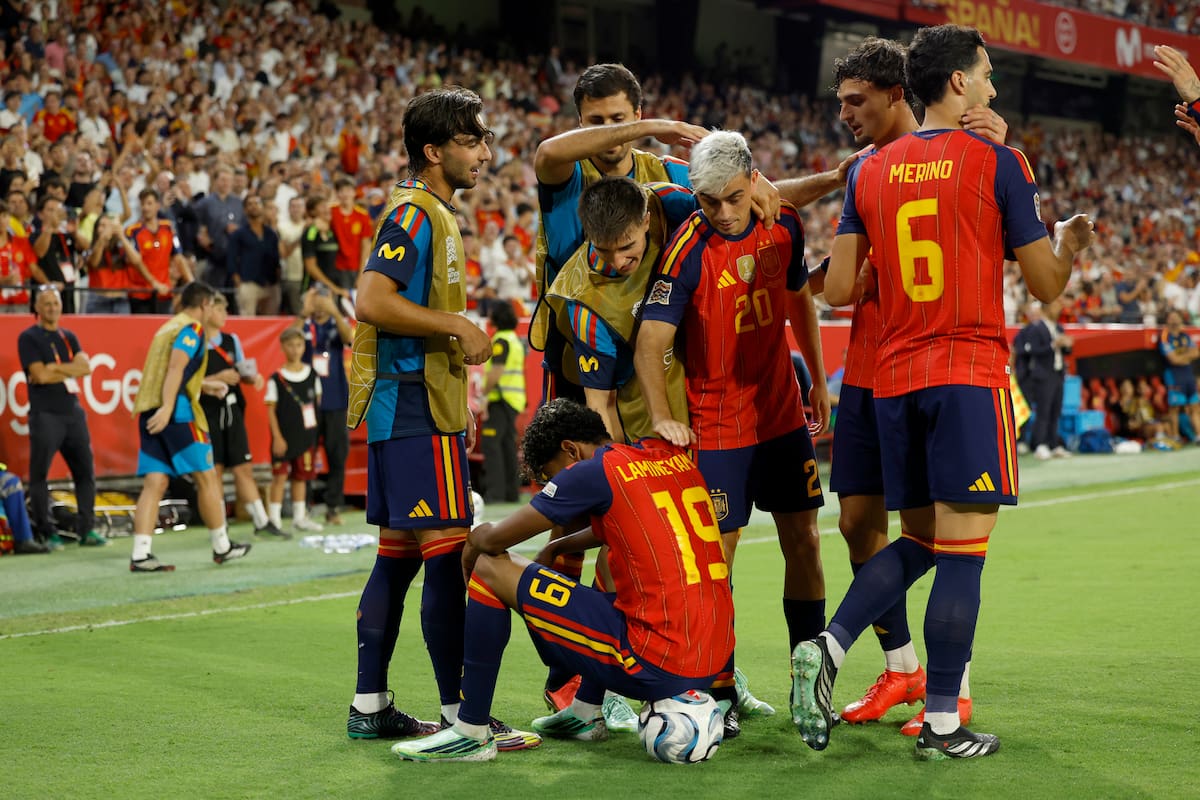 España brilla y se mantiene invicta en la Nations League: golazos de Lamine Yamal
