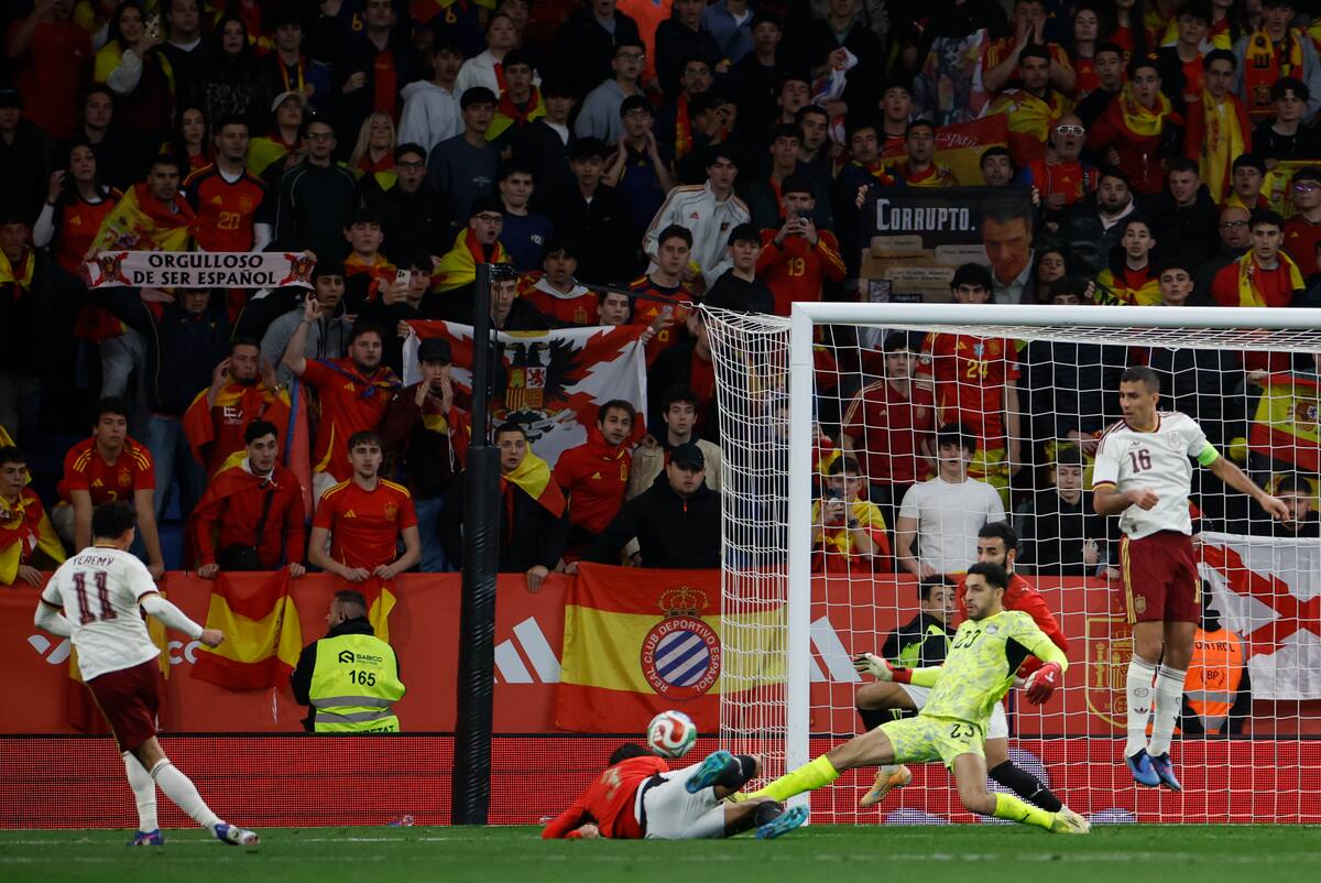 España y Egipto se enfrentaron en Barcelona en un amistoso la semana pasada. //Foto, EFE: Alberto Estévez
