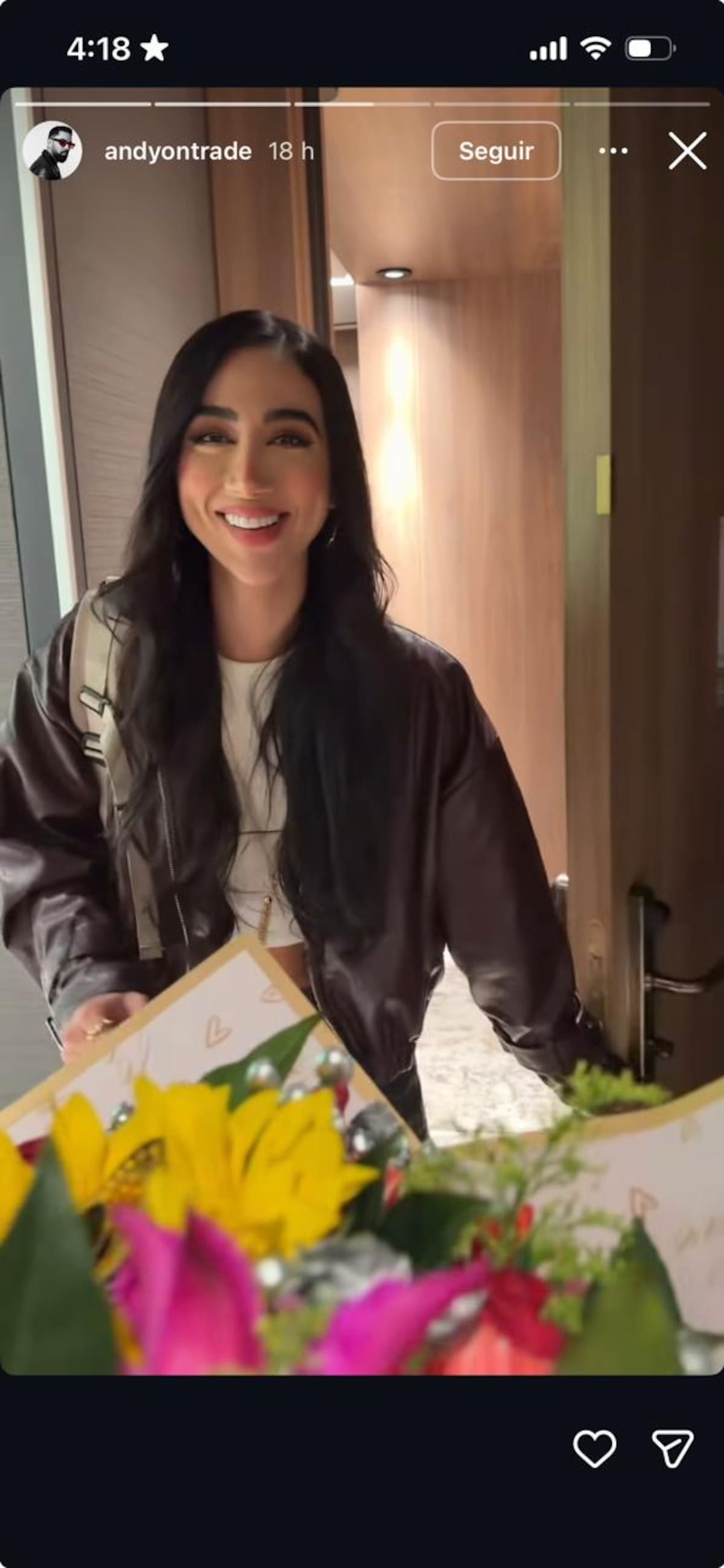 Captura de video de Andrés Gómez, esposo de Beba.