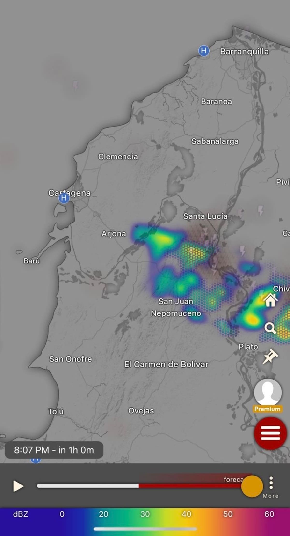 Esta situación meteorológica está directamente relacionada con una Onda Tropical que se ha estacionado. // cortesía