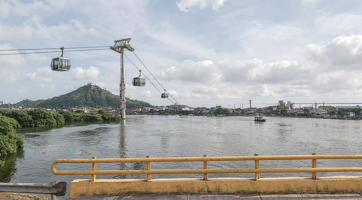 Así lucirá la estación de Bazurto del teleférico Kalamarí // Cortesía: Alcaldía de Cartagena.