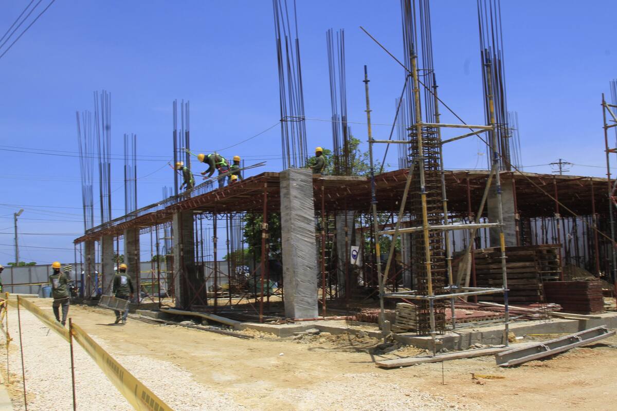 Así va construcción de la nueva estación de Bomberos en Bocagrande