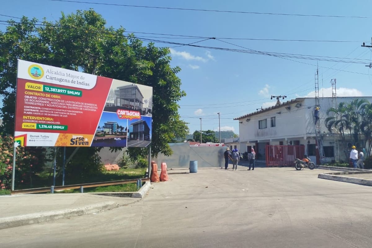 Se iniciarán obras en la nueva estación de Bomberos en Cartagena