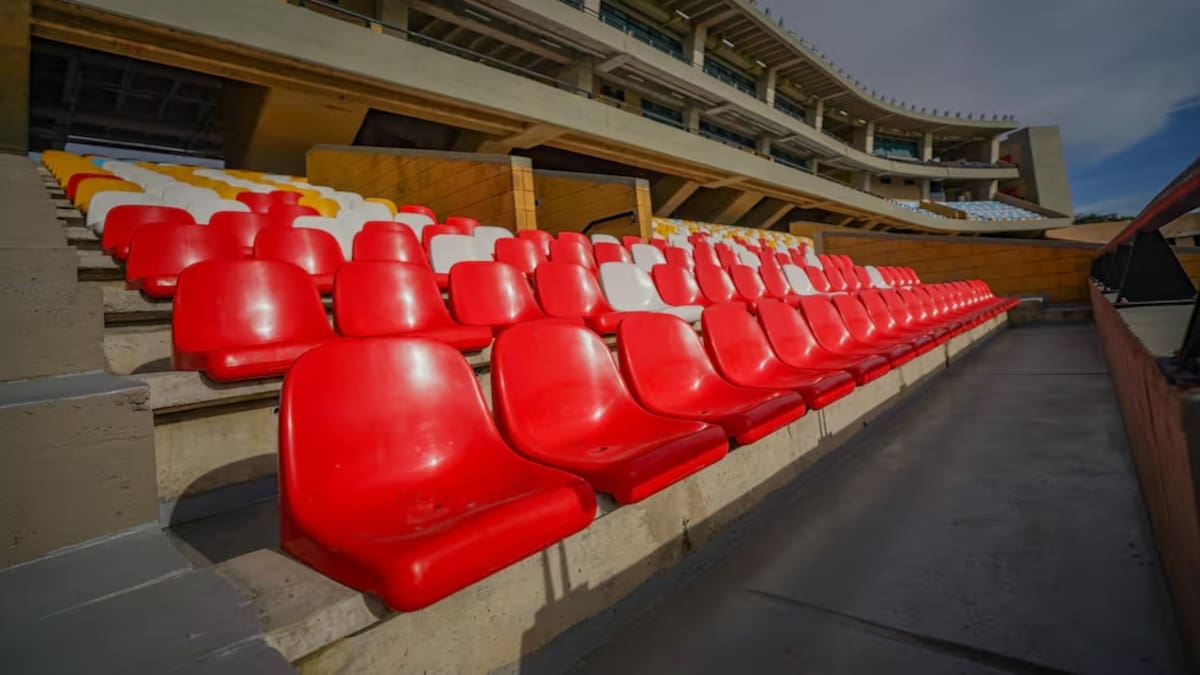 Silletería del estadio de Mosquera.//CORTESÍA ALCALDIA DE MOSQUERA