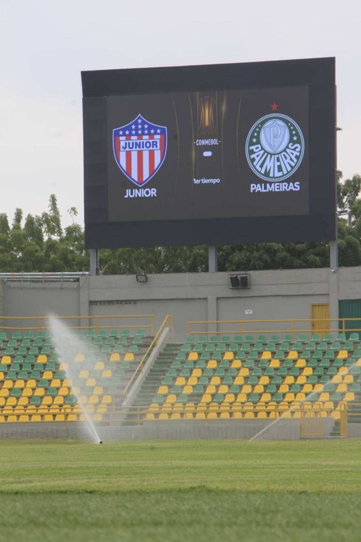 El Estadio Jaime Morón aguarda por el partido entre Junior de Barranquilla y Palmeiras. //Cortesía.