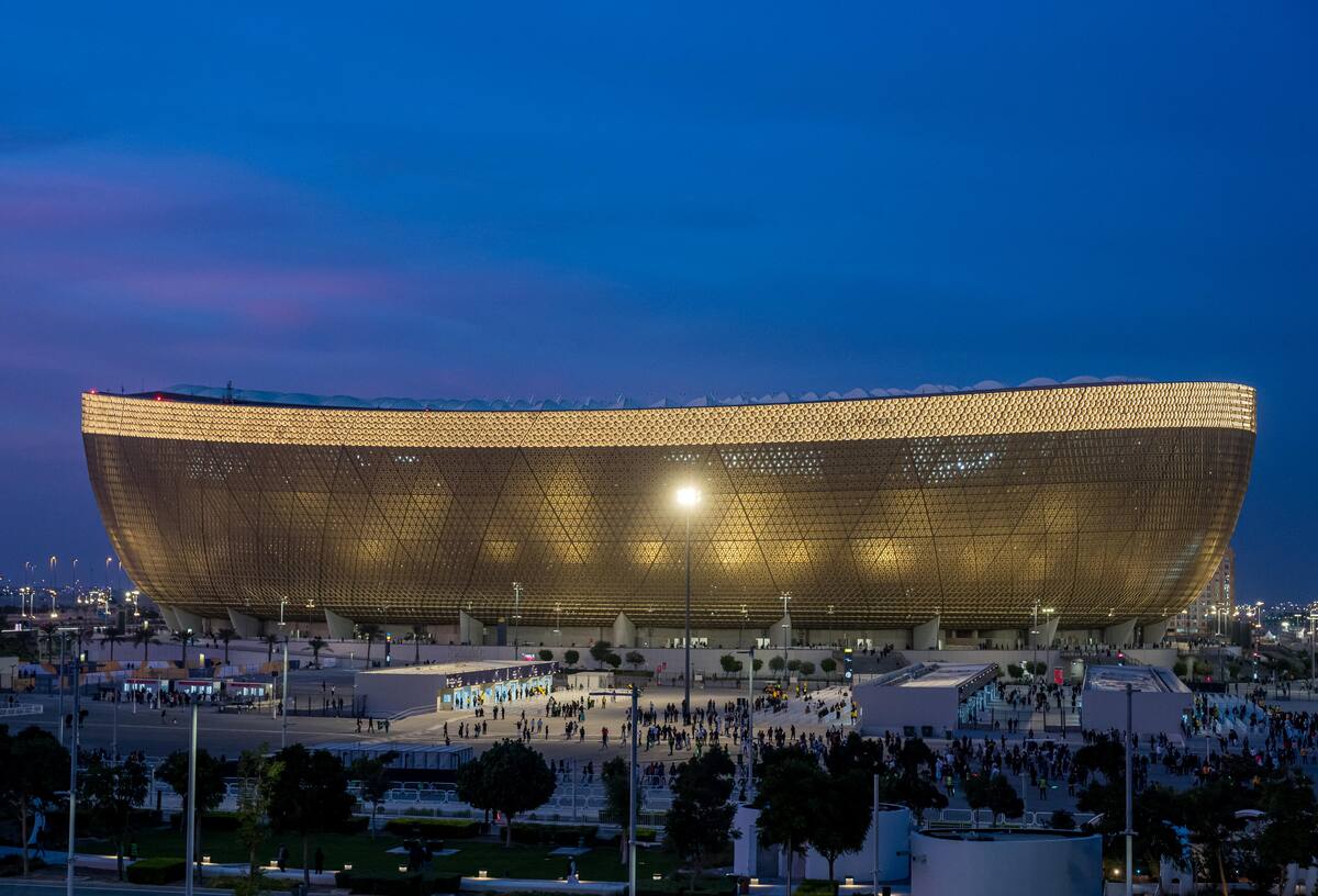 Estadio Lusail de Catar, recinto donde se iba a jugar la Finalissima. //Foto, EFE: NOUSHAD THEKKAYIL