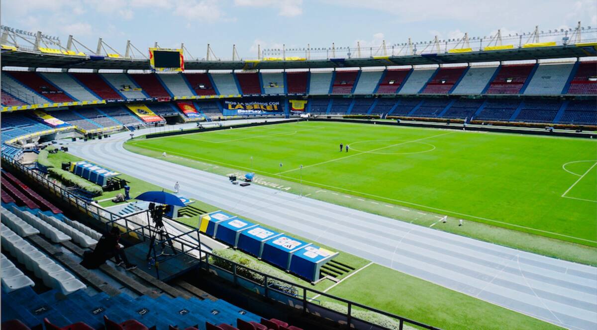El Estadio Metropolitano Roberto Meléndez esta listo para ell encuentro entre Colombia y Bolivia.//Cortesía.