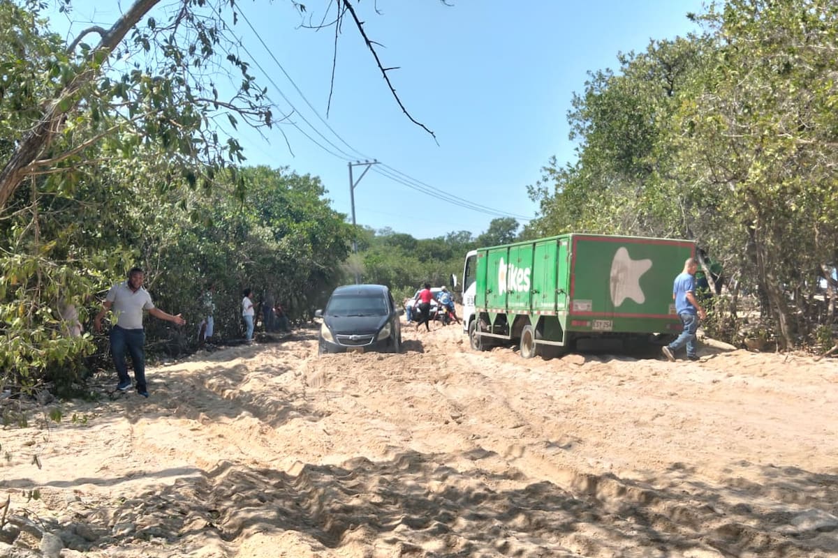 Preocupación en Barú por tramo de vía que quedó sin intervenir