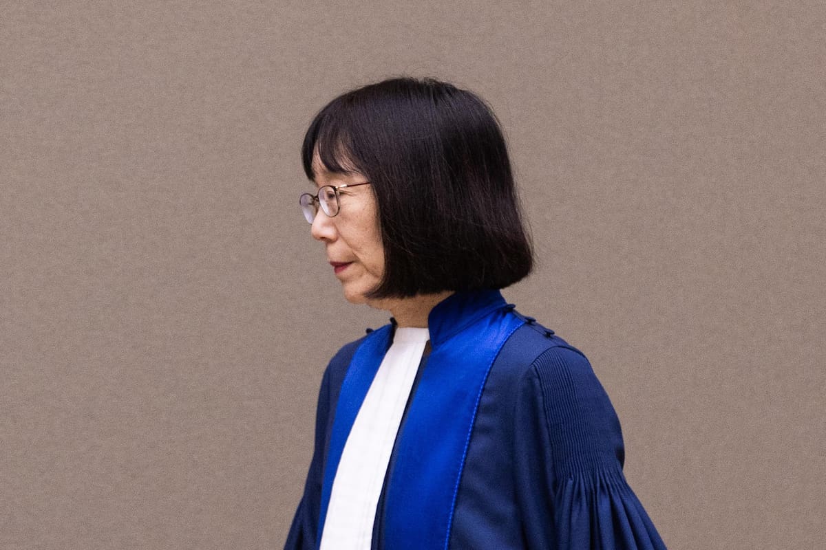 Fotografía de archivo de la presidenta de la Corte Penal Internacional, Tomoko Akane. EFE/ Eva Plevier