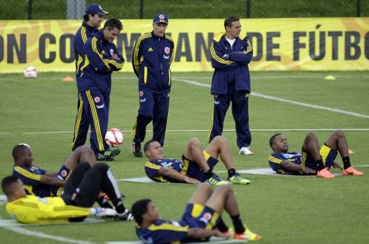 Selección Colombia entrena para las eliminatorias a Brasil 2014. COLPRENSA