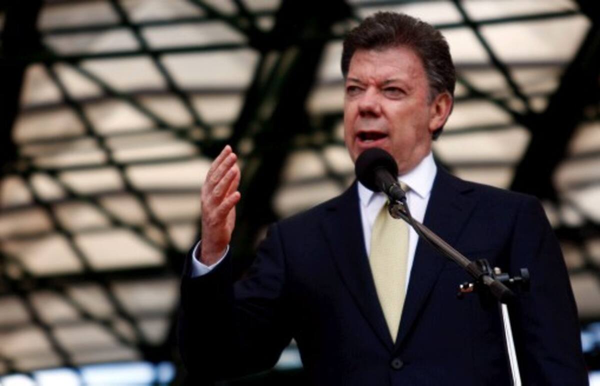 El presidente Santos, recordó la situación jurídica de la zona de Pozos Colorados, en donde no se ha podido realizar ningún proyecto turístico debido a una decisión judicial. COLPRENSA