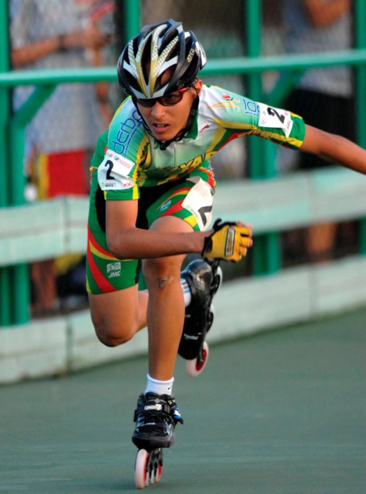 Andrés Jiménez, una de las figuras del patinaje que estará en las finales nacionales de los Juegos Intercolegiados. COLPRENSA