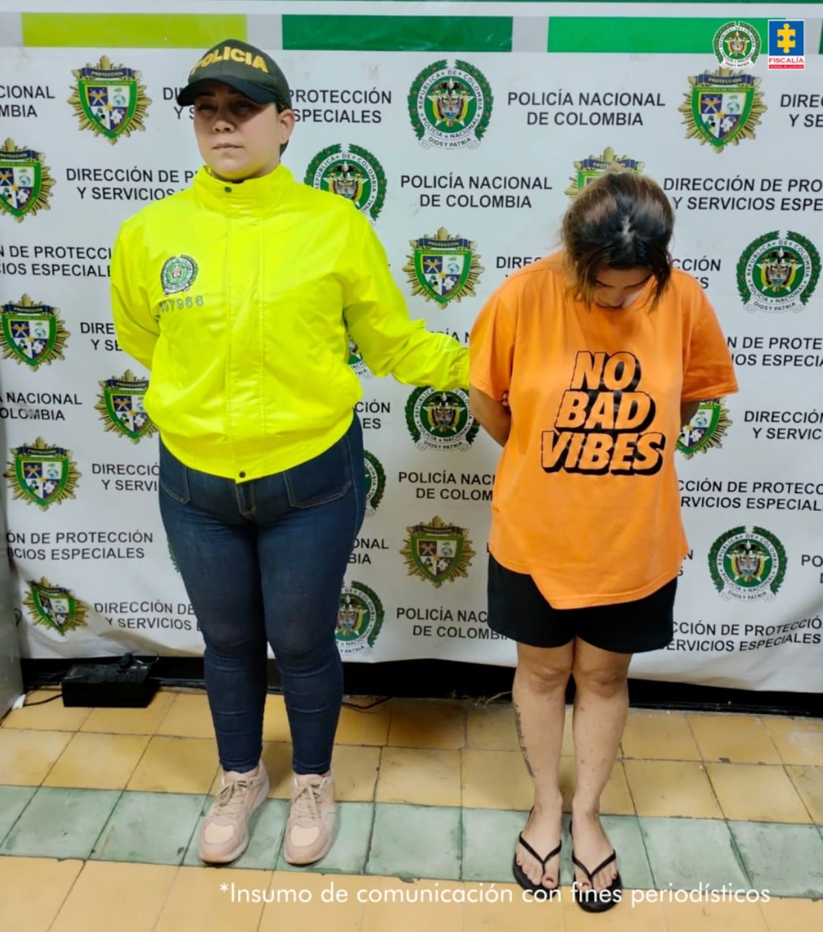 Estrella Valentina Ruiz Contreras, capturada y judiicalizada por ser la presunta cabecilla de un grupo delincuencial dedicado a la trata de personas en la zona metropolitana Cúcuta.