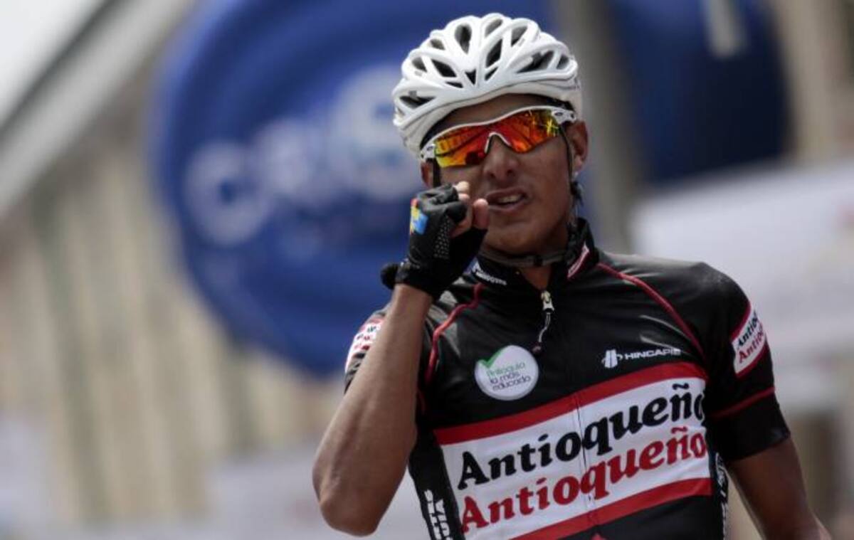 Argiro Ospina fichó por dos temporadas con el equipo World Tour, Movistar Team de ciclismo. COLPRENSA
