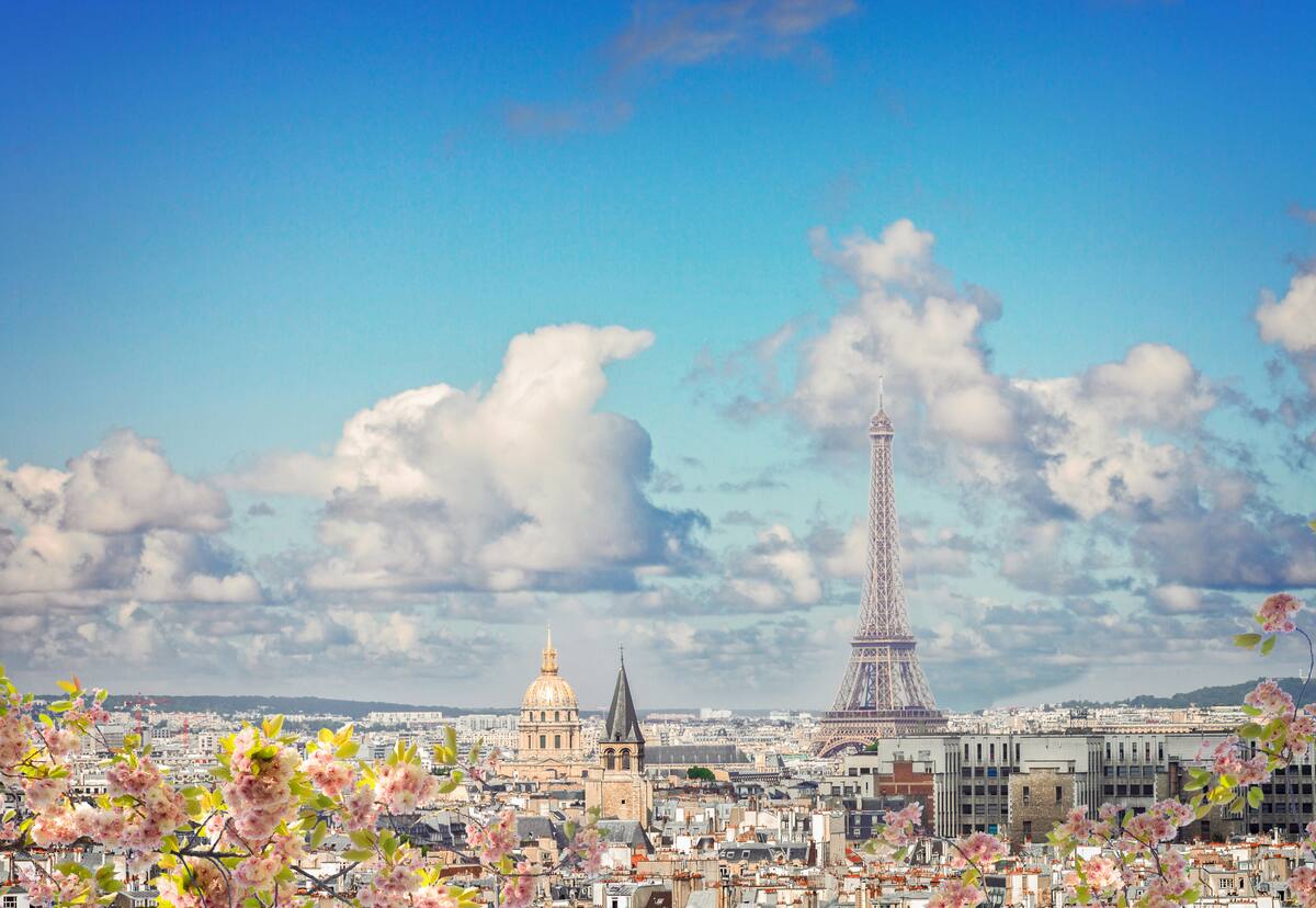 Eiffel Tower en Francia.