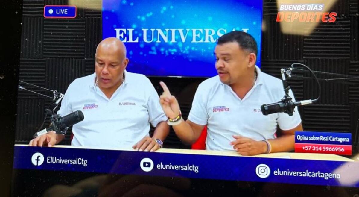Eugenio hizo parte de la familia El Universal con el programa Buenos días, deportes. //Cortesía