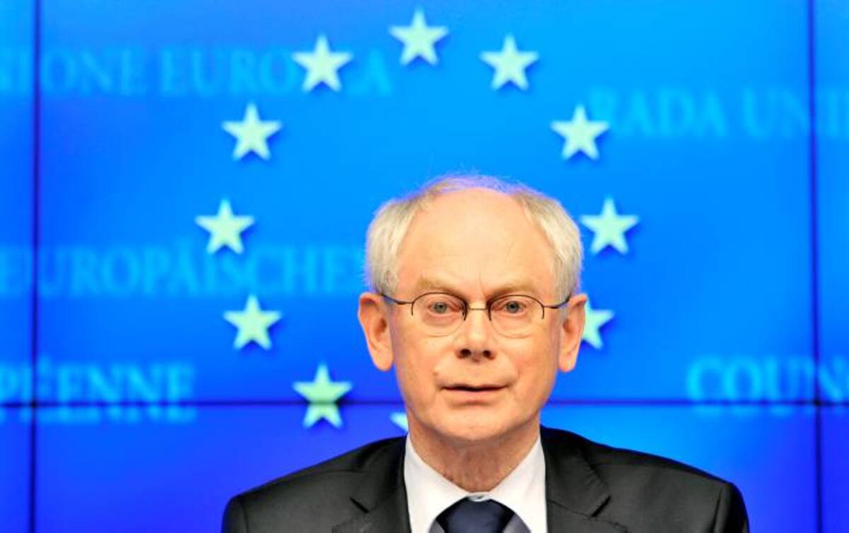 Herman Van Rompuy, presidente de la Unión Europea. AFP GEORGES GOBET