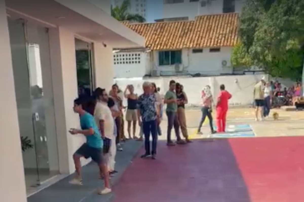Video: evacúan edificios en Manga, Centro Histórico y Bocagrande tras el sismo