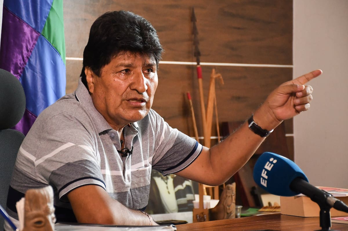 Evo Morales, expresidente de Bolivia. // Foto: EFE/ Jorge Ábrego.