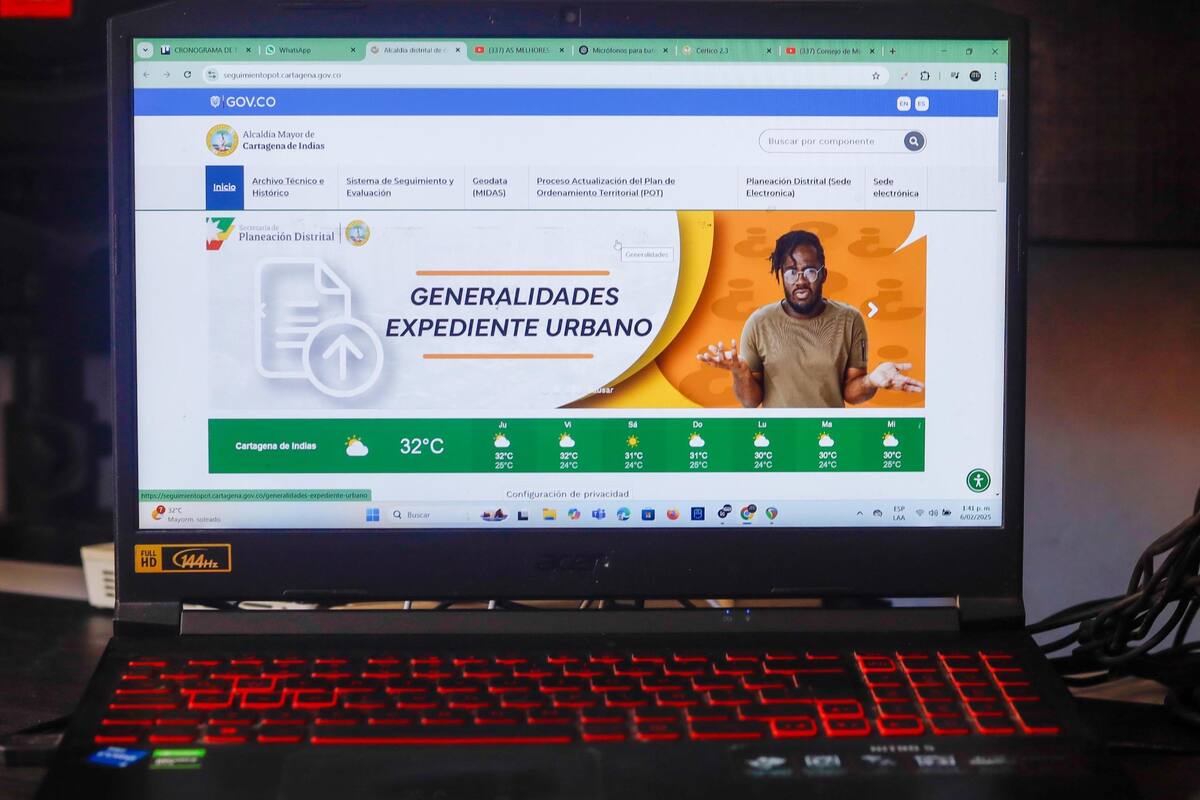 Secretaría de Planeación actualiza el Expediente Urbano de Cartagena.// Foto: cortesía