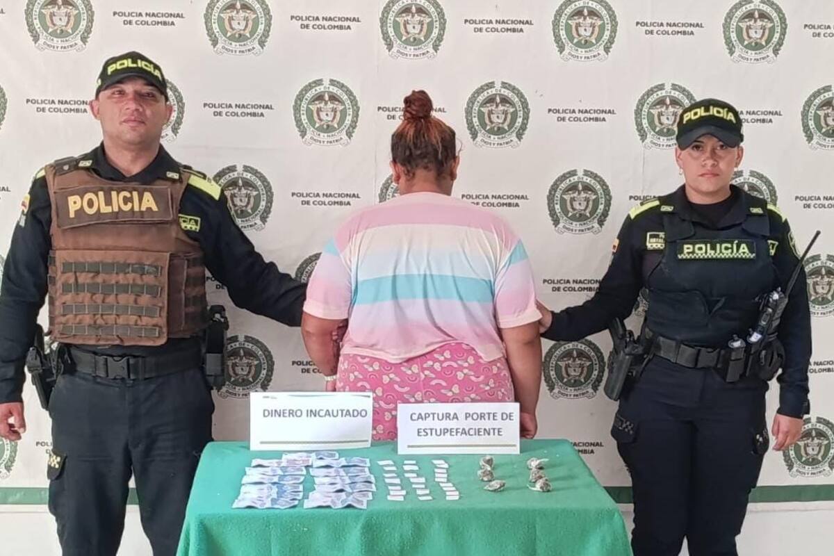 Actitud sospechosa delató a ‘la Estilista’, presunta expendedora de droga en Arjona