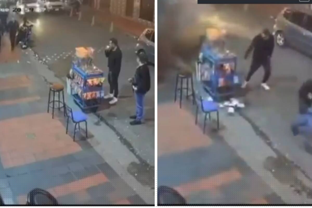 Revelan video del ataque con granada que dejó un fallecido Bogotá
