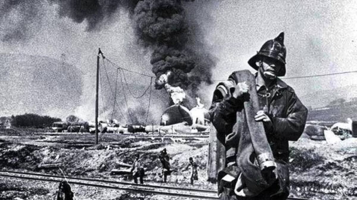 Explosión de Pemex en 1984. //Tomada de Internet