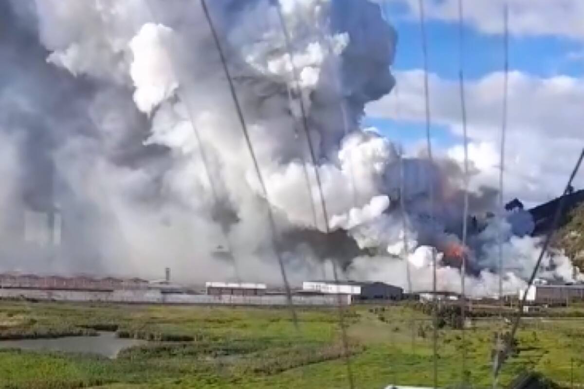Video: pánico en Soacha, Cundinamarca, por explosión en polvorería