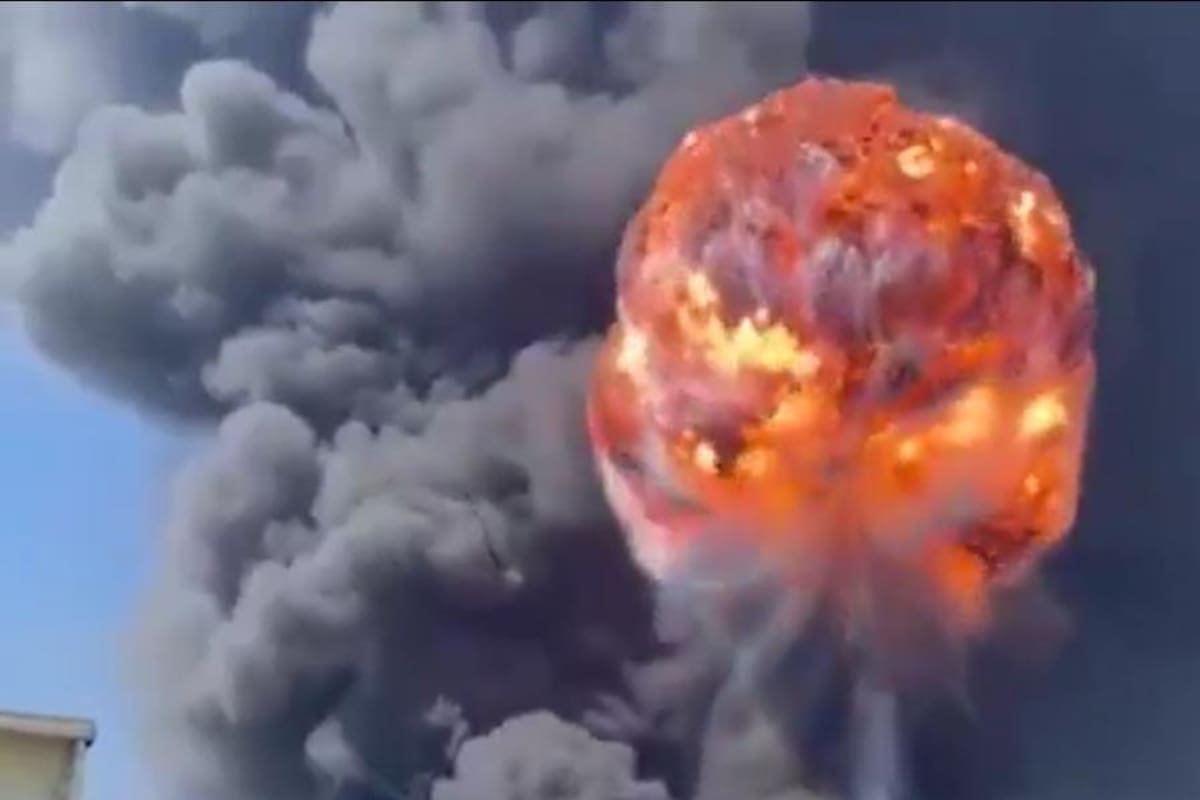 Video: Impresionante explosión en una fábrica en China, hay 5 muertos