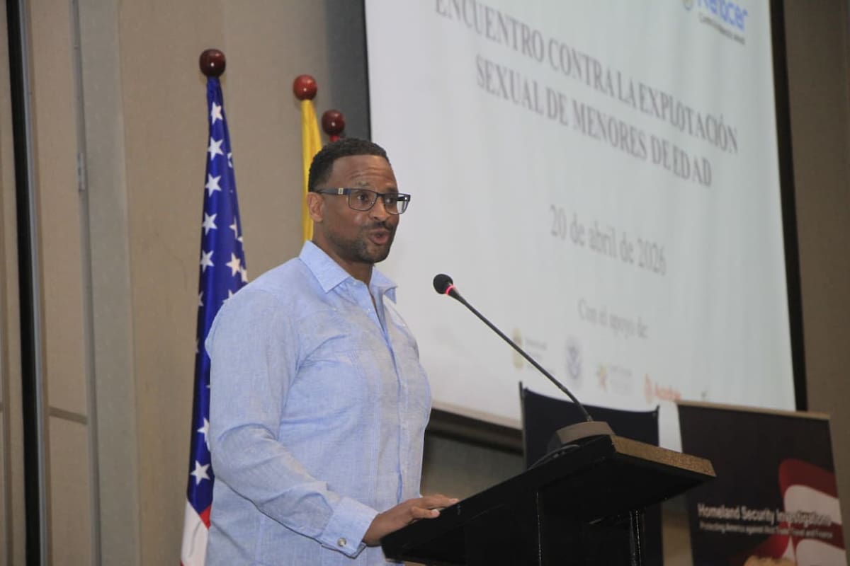 El encargado de negocios de la Embajada de Estados Unidos en Bogotá, Jarahn Hillsman. // Foto: Julio Castaño - EL Universal