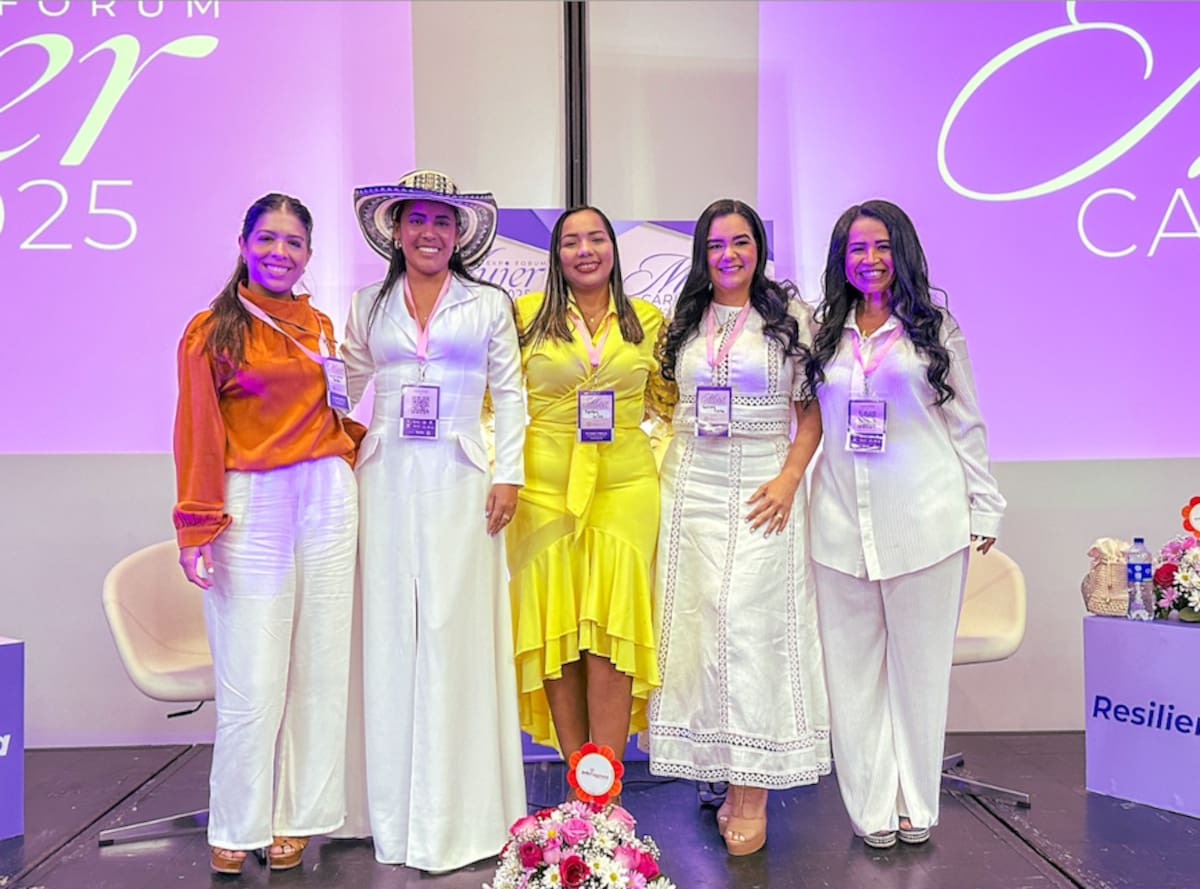 Alcaldesas del sur del Atlántico participaron en el conversatorio “Mujeres del Río: liderazgo pasión y transformación”.//Cortesía.