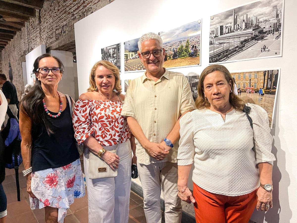 Martha Sánchez, Adriana de Nieto, Eduardo Polanco y Evaida de la Hoz.