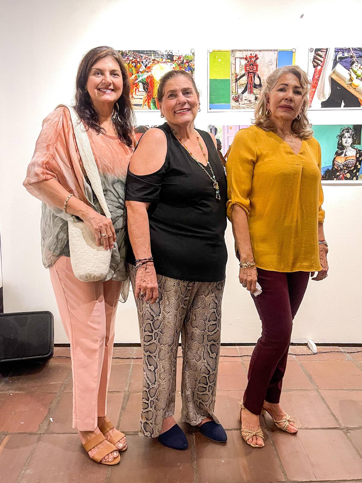 Graciela Vélez, Sonia Abueita y Amparo Lemus.