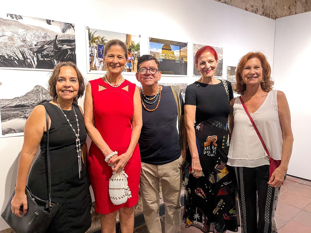Maruja Parra, Claudia Fadul, Juan Mouthon, Emilia Fadul y Nancy Plazas.
