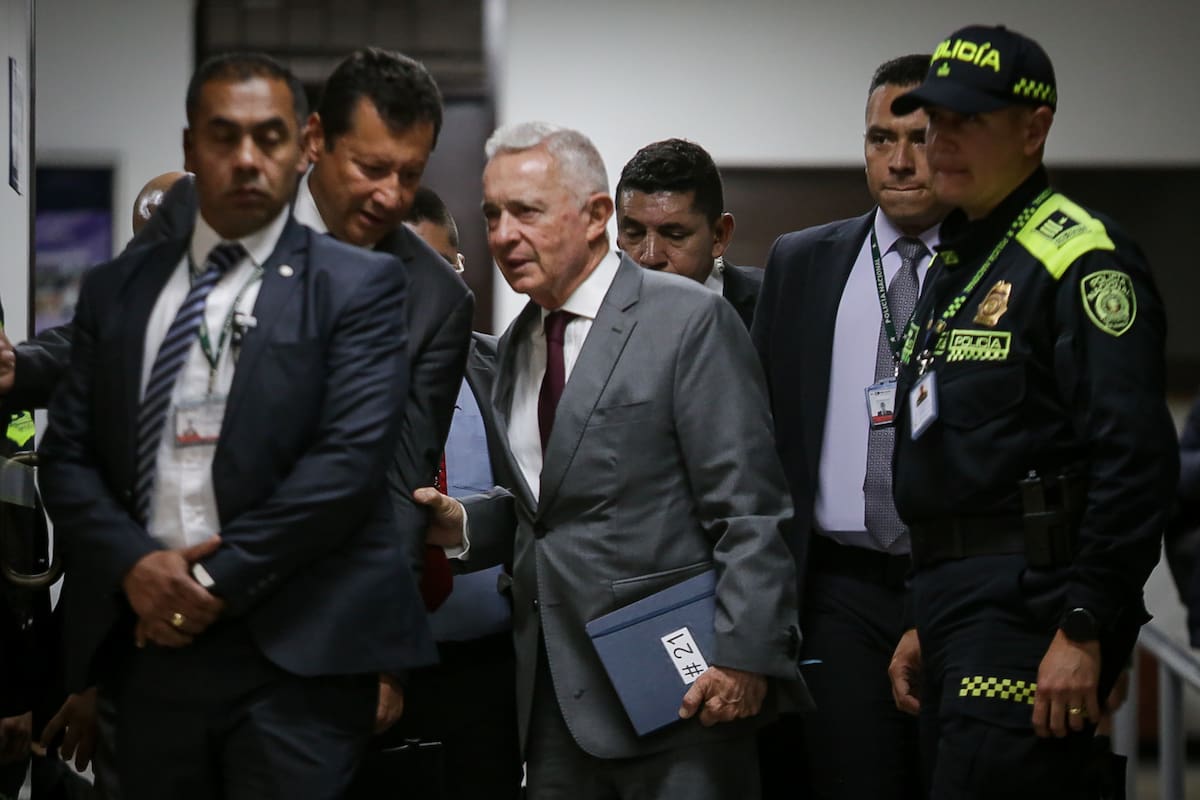Álvaro Uribe fue condenado a 12 años de prisión domiciliaria. // Foto: Colprensa - Cristian Bayona.