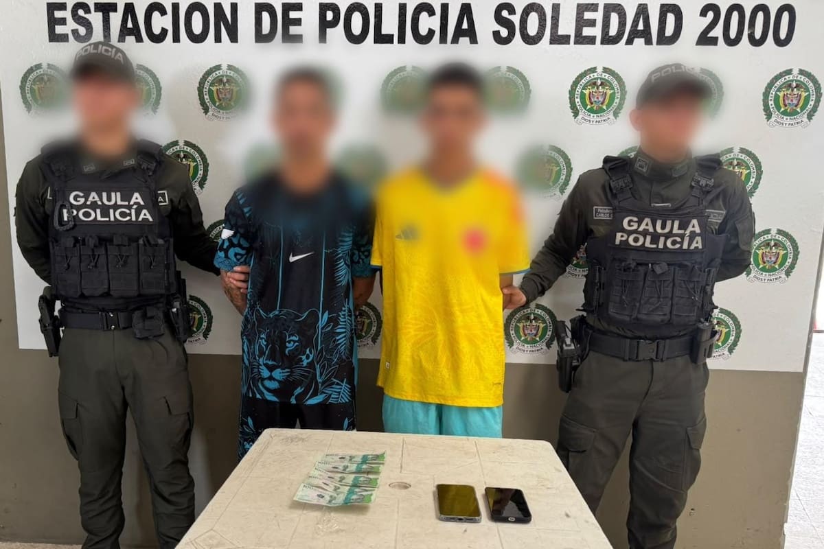 Caen 2 presuntos extorsionistas de ‘Los Costeños’: los sorprendieron con dinero de un comerciante