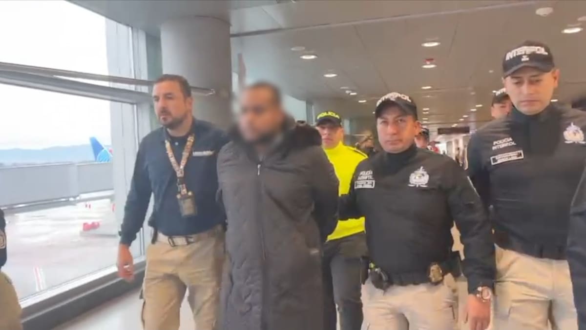 El requerimiento internacional estaba respaldado por una Notificación Roja de Interpol. //FOTO: POLICIA NACIONAL.