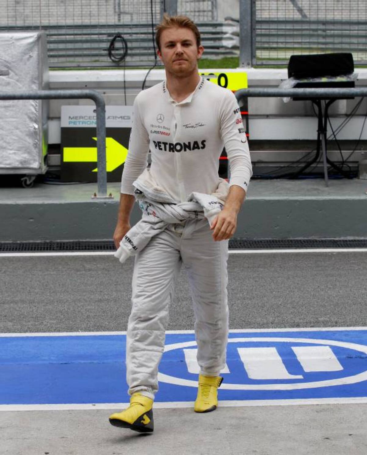 El alemán Nico Rosberg, de Mercedes. AP Mark Baker