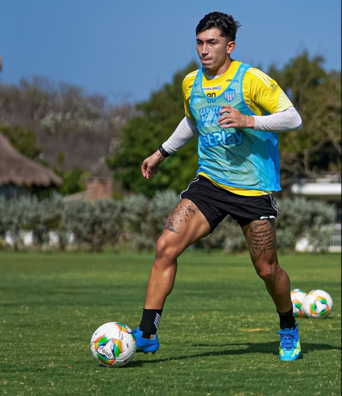 Fabián Ángel es uno de los jugadores con mayor regularidad actualmente en el equipo Junior de Barranquilla.//Cortesía @JuniorClubSA.