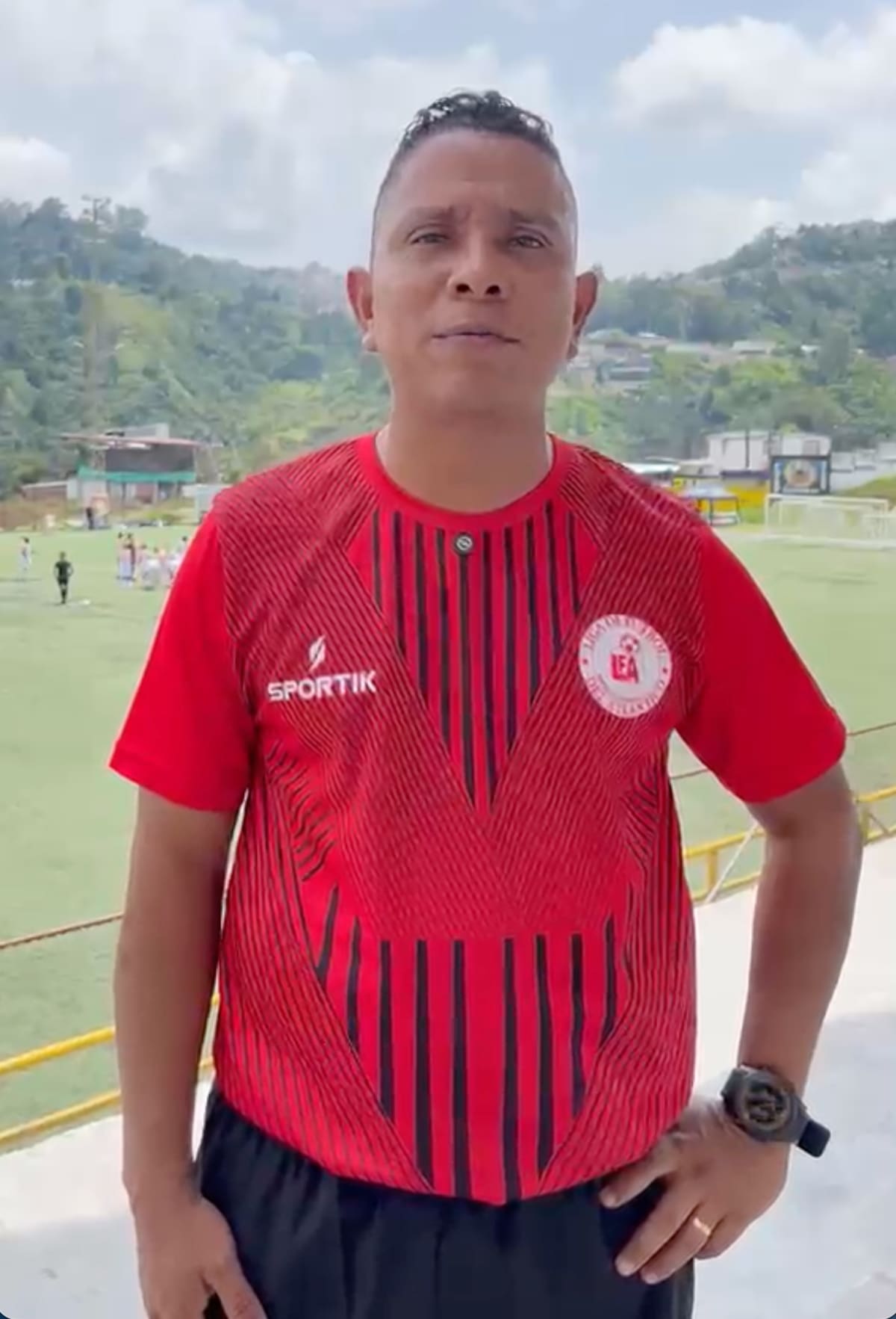 Fabián Bolaños, director técnico de la Selección Atlántico sub-19 de fútbol.//Cortesía Liga del Atlántico.