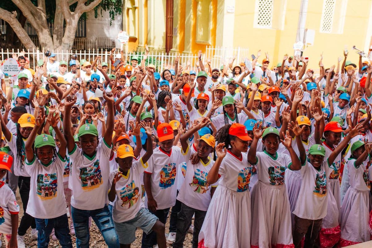 Fueron más de 380 niñas, niños y adolescentes del norte de Bolívar que participaron en Fabú. // Foto: cortesía.