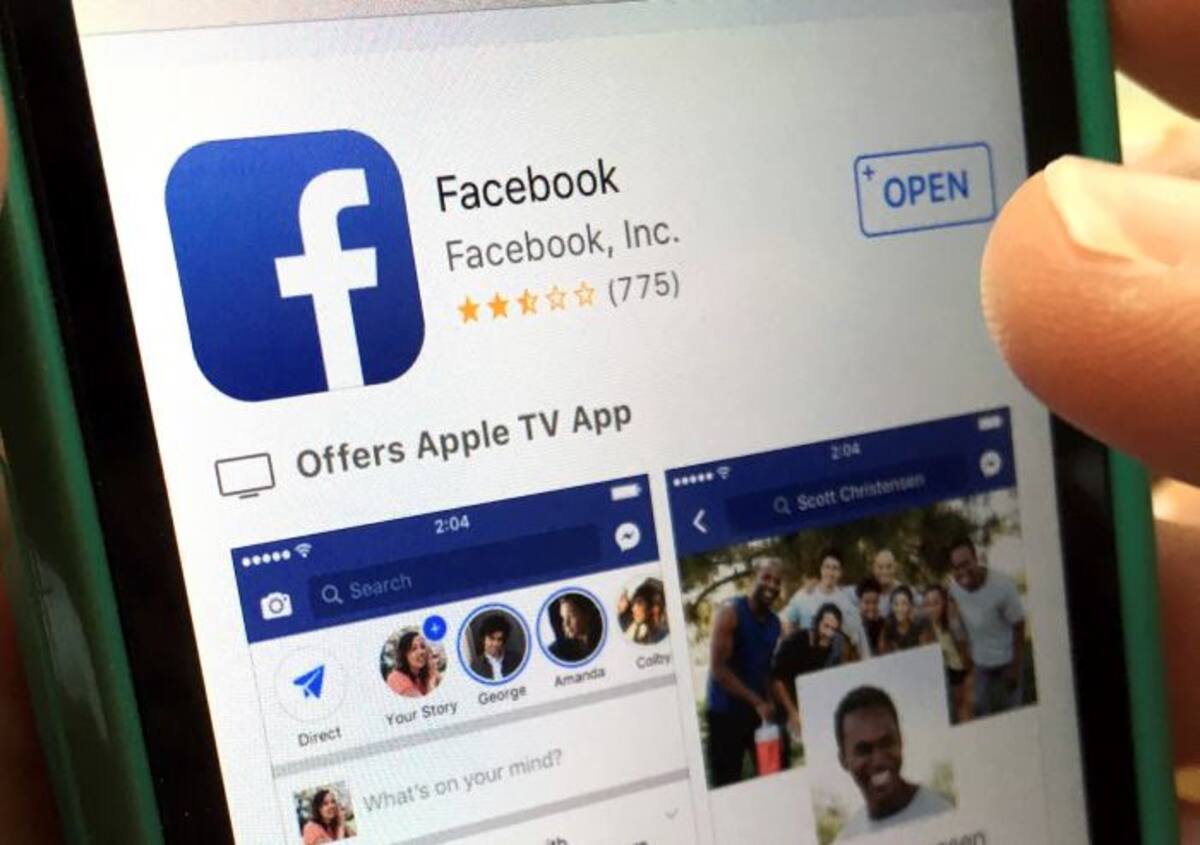 Facebook. AP