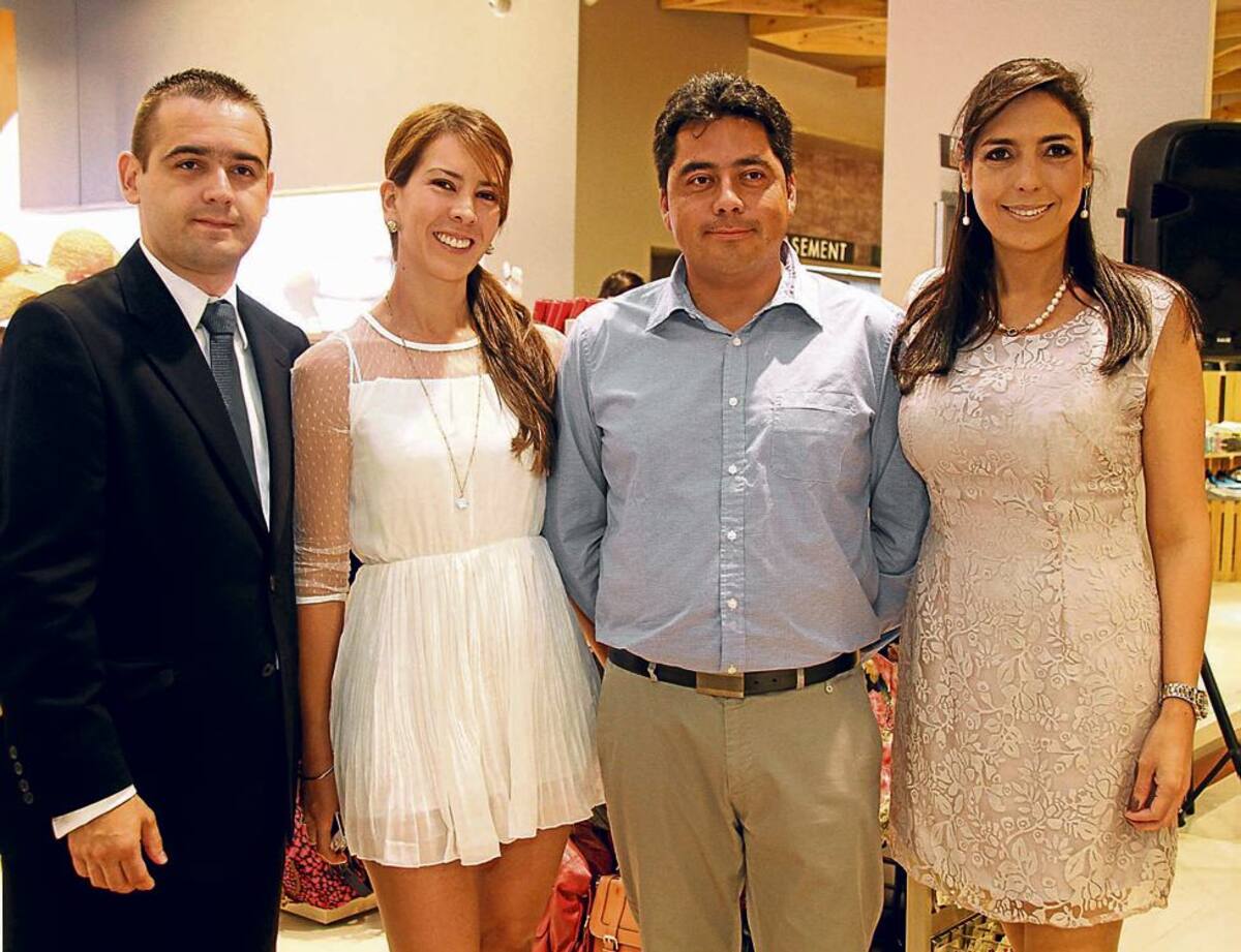 Germán Ochoa, Marcela Guzmán, Germán Ortiz y Alejandra Rangel.
