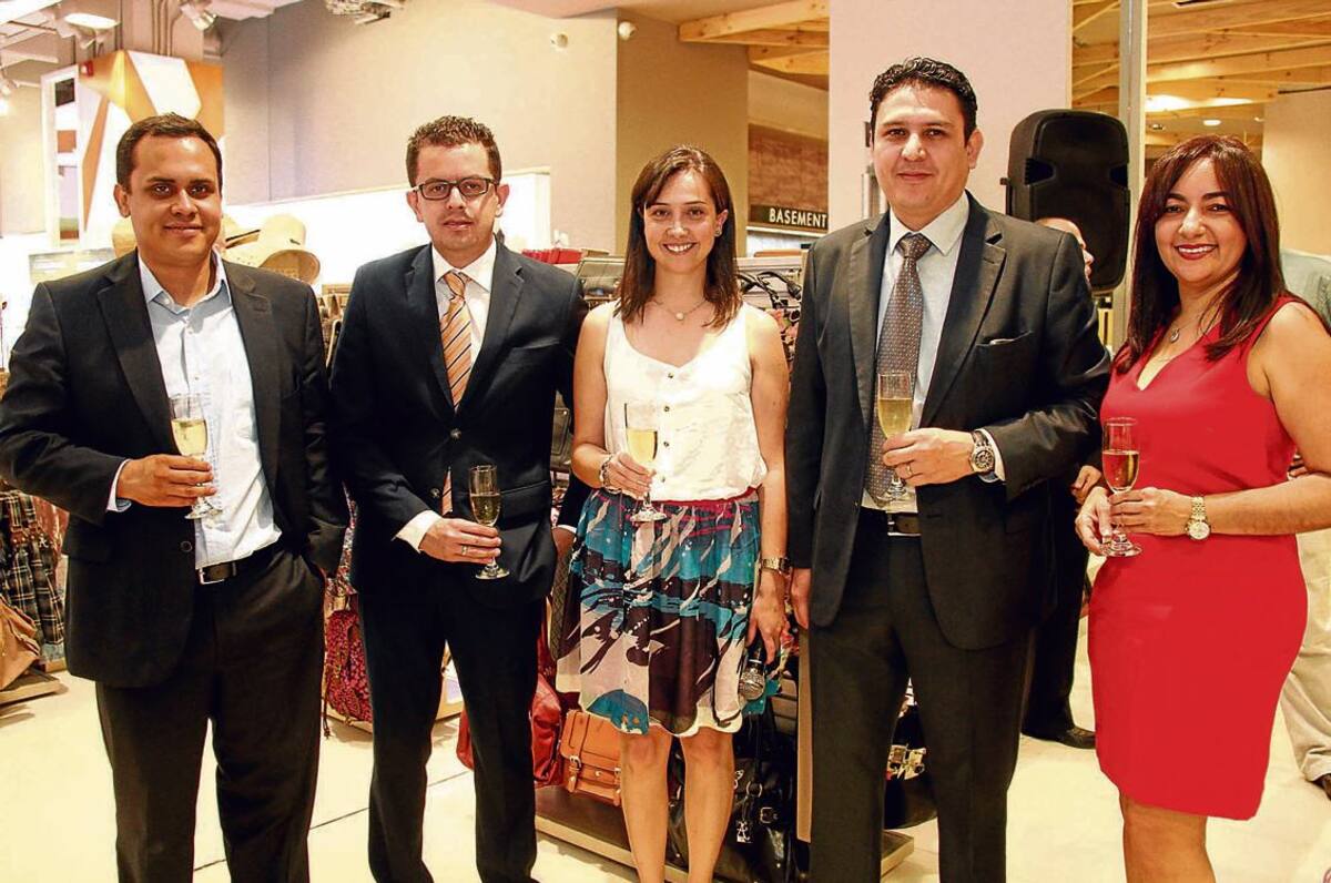 Cristian Urazán, Felipe Basto, Luz María Ramírez, Giovanni Moreno y María Claudia Donado.