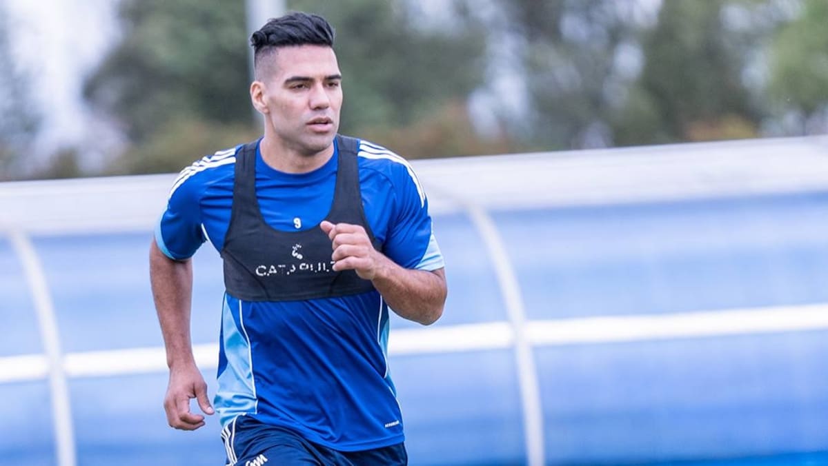 Falcao García estará alejado de los campos de juego luego de sufrir una fractura en el arco cigomático. Foto: Millonarios.