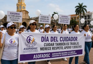 Cuidadoras de personas con discapacidad marcharán en Cartagena para exigir que el Distrito cumpla su palabra